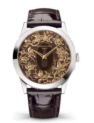 Review 2023 Patek Philippe Calatrava 5089 Tsuba – Oranges and Flowers Replica Watch 5089G-125 - Click Image to Close